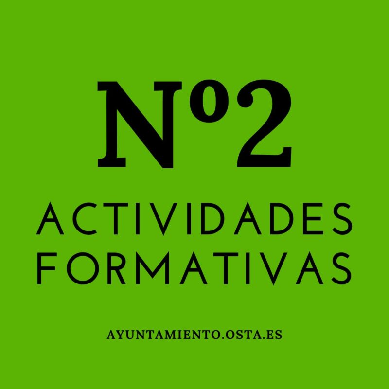 CIRCULAR DE ACTIVIDADES FORMATIVAS Nº2