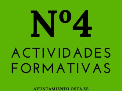 CIRCULAR DE ACTIVIDADES FORMATIVAS Nº4