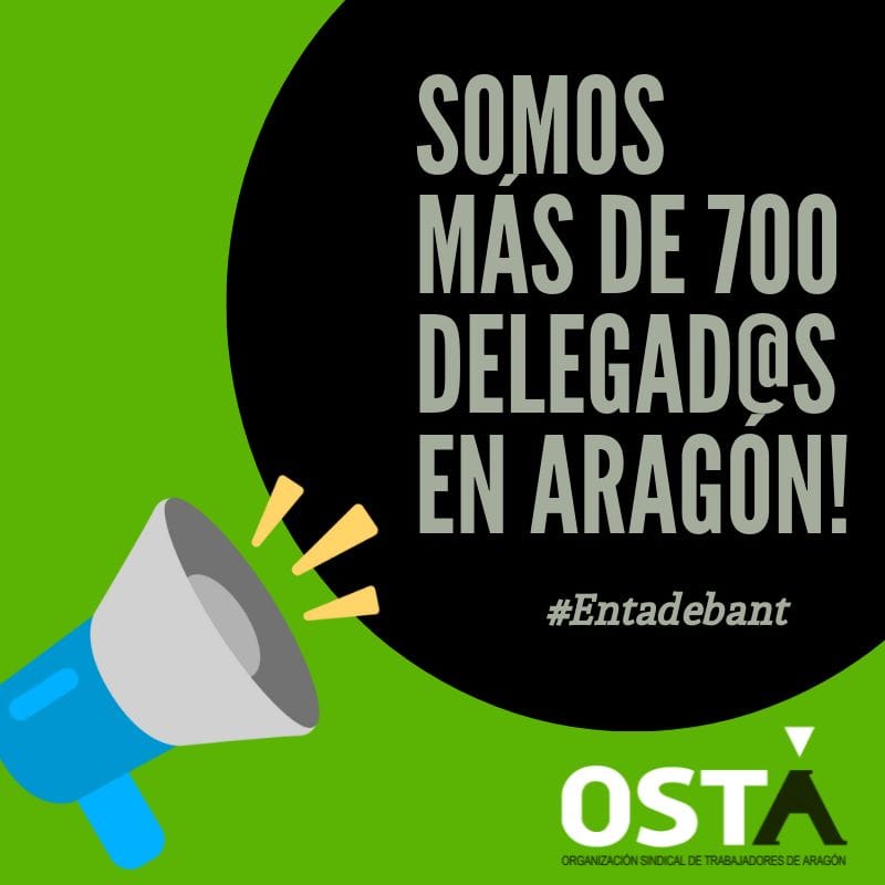 OSTA, tercera fuerza sindical en Aragón
