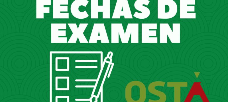 CONSULTA FECHAS DE EXÁMENES DE OPOSICIÓN