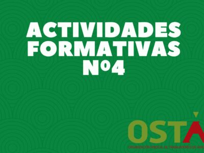 CIRCULAR ACTIVIDADES FORMATIVAS Nº4