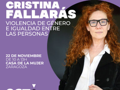 CHARLA SOBRE VIOLENCIA DE GÉNERO CON CRISTINA FALLARÁS