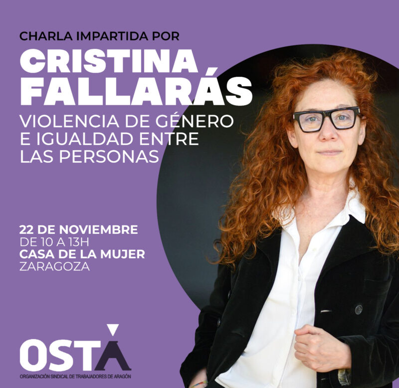 CHARLA SOBRE VIOLENCIA DE GÉNERO CON CRISTINA FALLARÁS