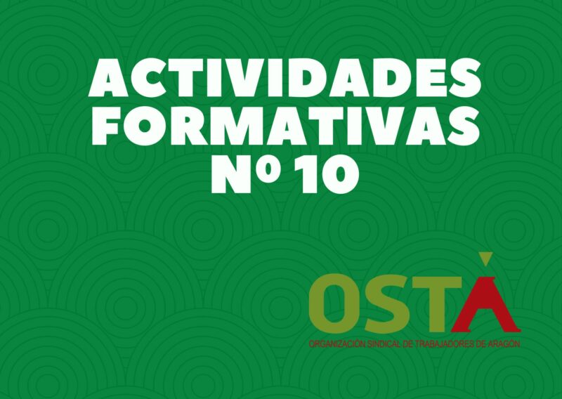 CIRCULAR ACTIVIDADES FORMATIVAS 10