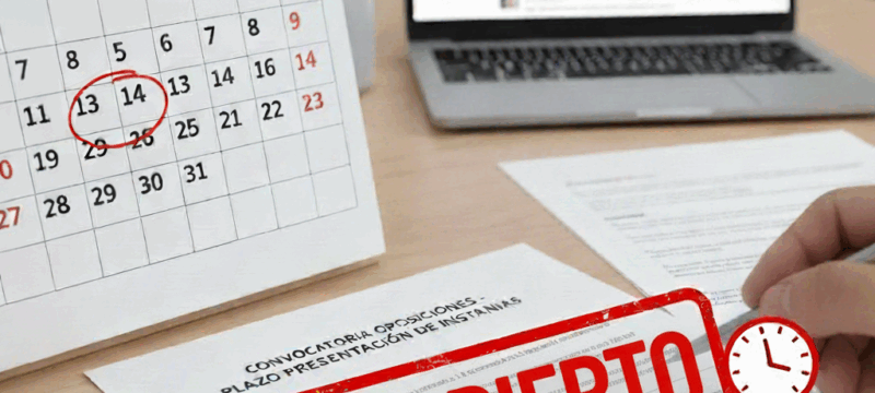 PLAZO PRESENTACIÓN INSTANCIAS VARIOS PROCESOS: PROMOCIÓN INTENA (PI) Y TURNO LIBRE (TL)