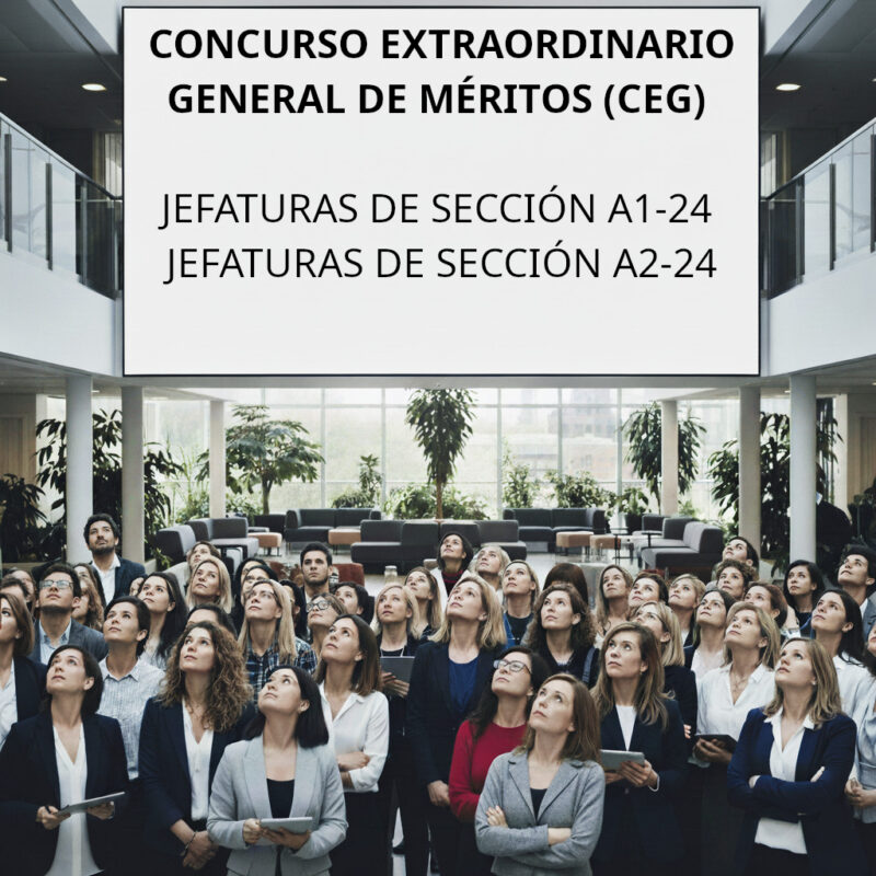 CONCURSO EXTRAORDINARIO GENERAL DE MÉRITOS (CEG) JEFATURAS DE SECCIÓN A1 Y A2