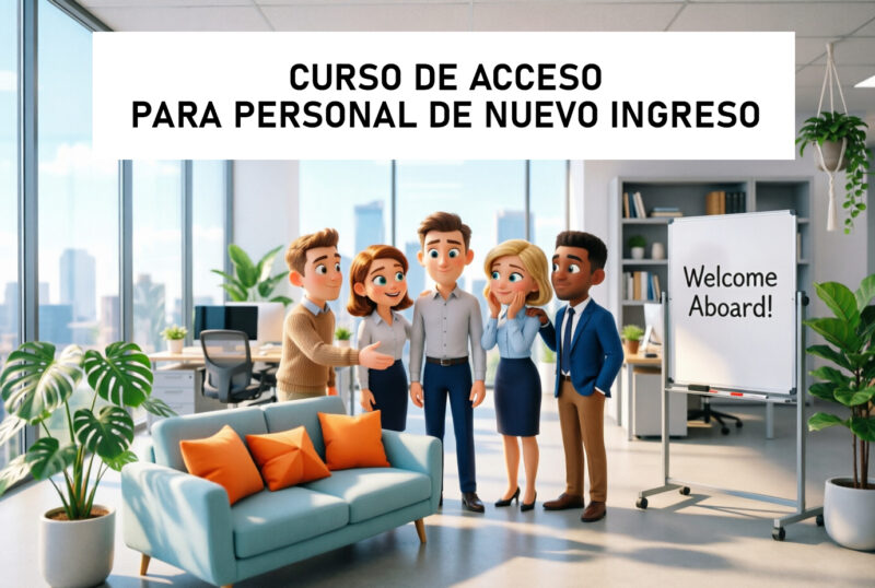 CURSO DE ACCESO PARA EL PERSONAL DE NUEVO INGRESO -PERMANENTE Y NO PERMANENTE-