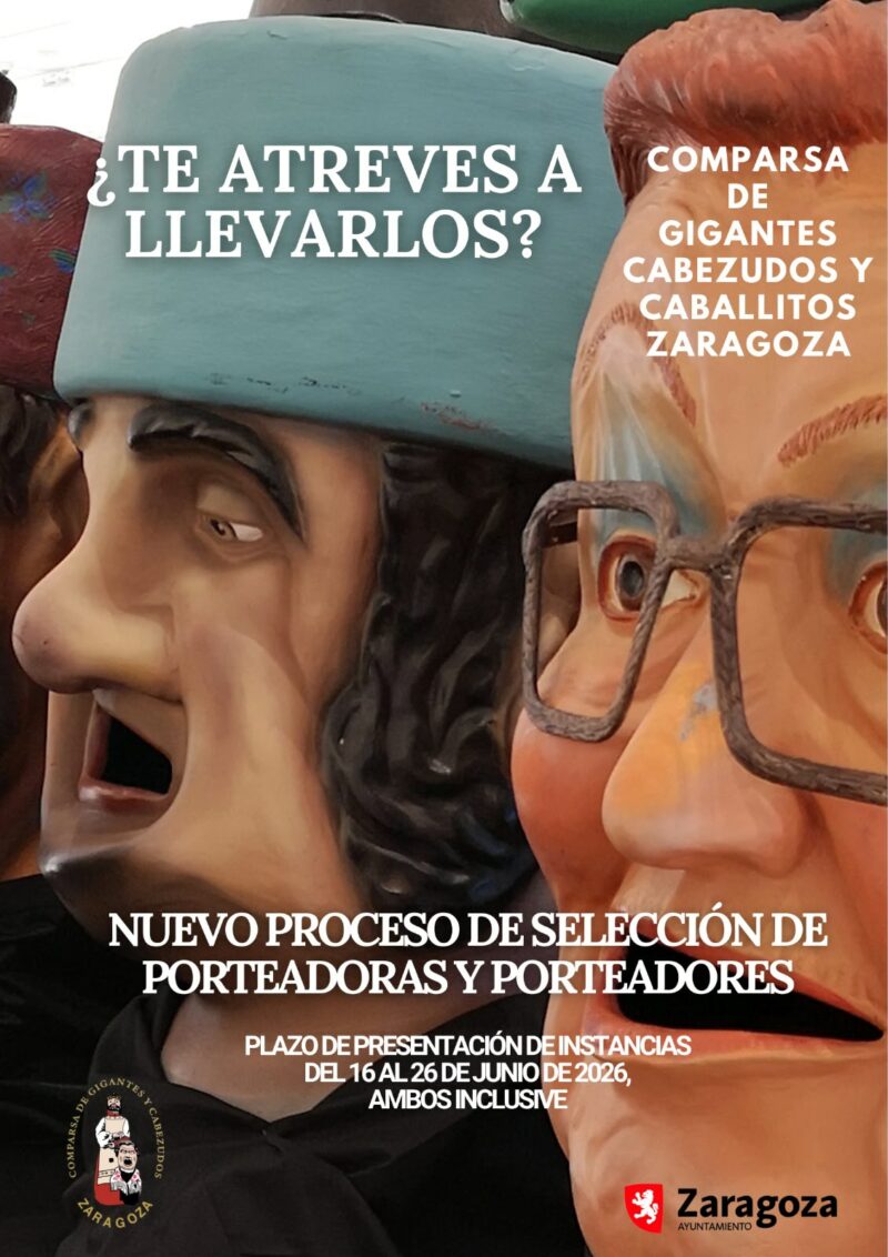 PROCESO SELECTIVO PARA LA SELECCIÓN DE PORTEADORES DE LA COMPARSA DE GIGANTES,CABEZUDOS Y CABALLITOS DEL AYUNTAMIENTO DE ZARAGOZA