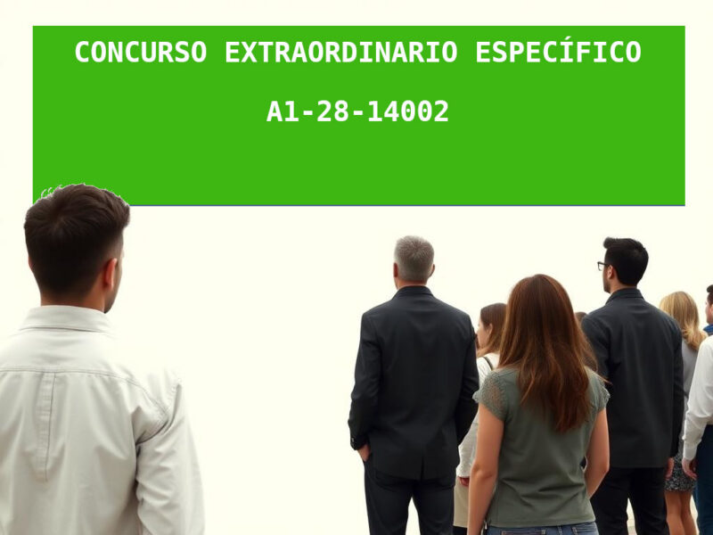 RESOLUCIÓN CONCURSO EXTRAORDINARIO ESPECÍFICO DE MÉRITOS A1-28