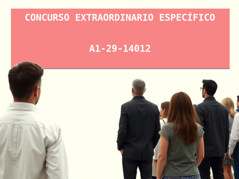PROPUESTA RESOLUCIÓN DEL CONCURSO EXTRAORDINARIO ESPECÍFICO DE MÉRITOS (CEEs) A1-29