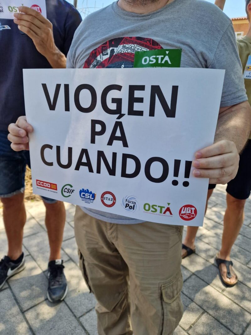 SIGUE LA CHAPUZA DEL GOBIERNO DE CHUECA CON LA UNIDAD VIOGEN