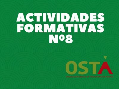 CIRCULAR Nº8 DE ACTIVIDADES FORMATIVAS